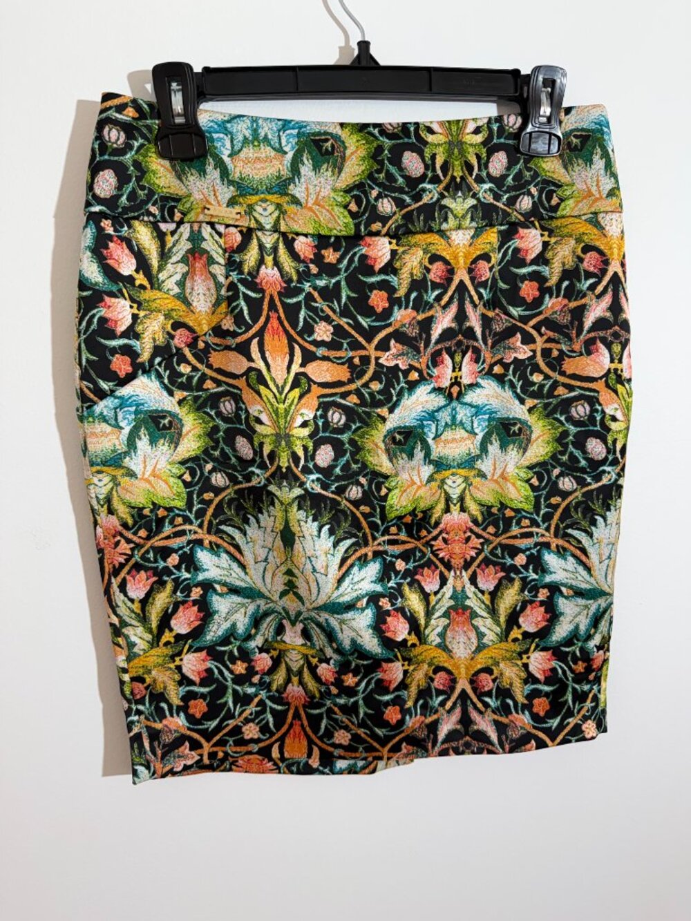 Just Cavalli Y2K Floral Jacquard Tapestry Patterned Mini Skirt